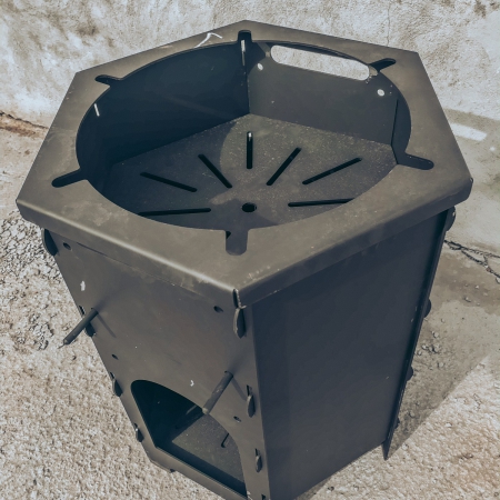 Печь под казан разборная, шестигранная - antex-lazer.ru - Екатеринбург